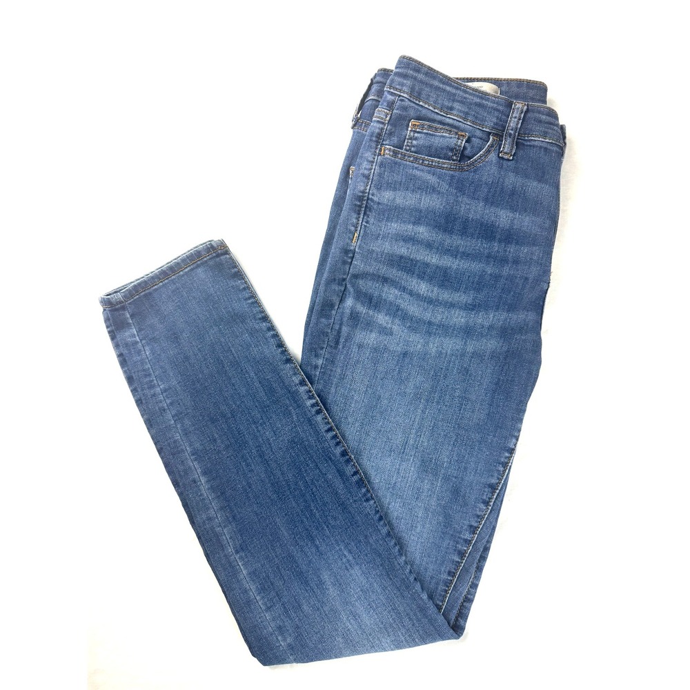 Banana Republic Skinny Jeans Womens 27 Medium Blue Excellent High Rise Stretch